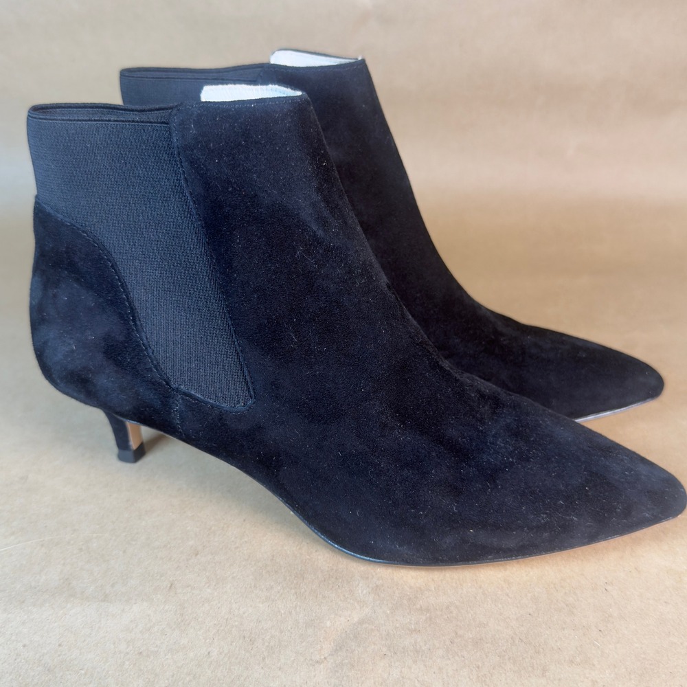 Boden Kitten Heel Suede Ankle Boots Women's 5.5